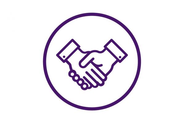 Handshake icon-Health systems program invites