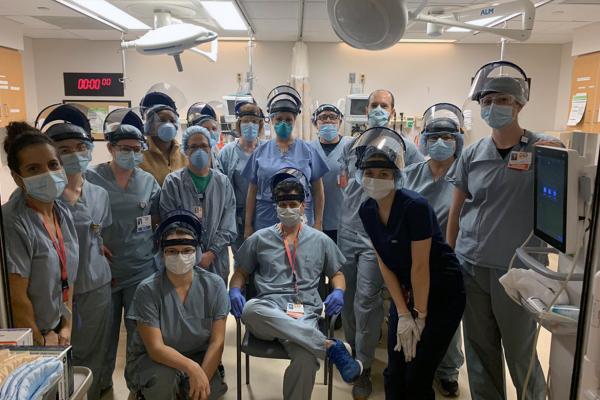 Mount Auburn Hospital Covid-19 heroes; Photo courtesy Jason Imperato, MD 