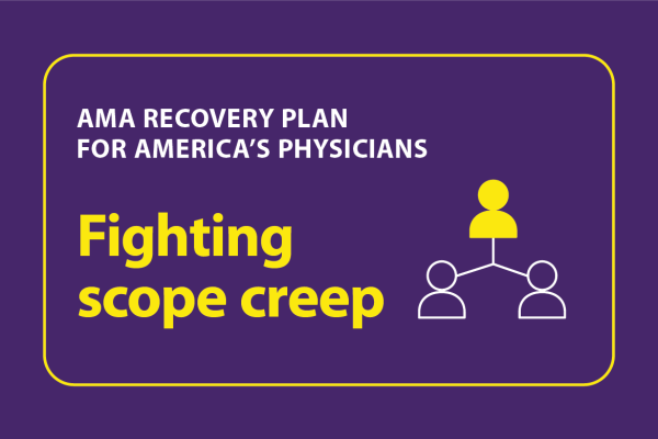 AMA Recovery Plan for America’s Physicians-Fighting scope creep