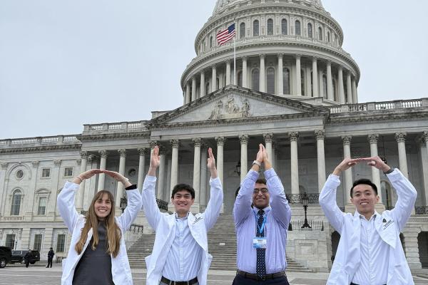 Students from Ohio medical schools at the Medical Student Advocacy Conference in Washington, D.C.