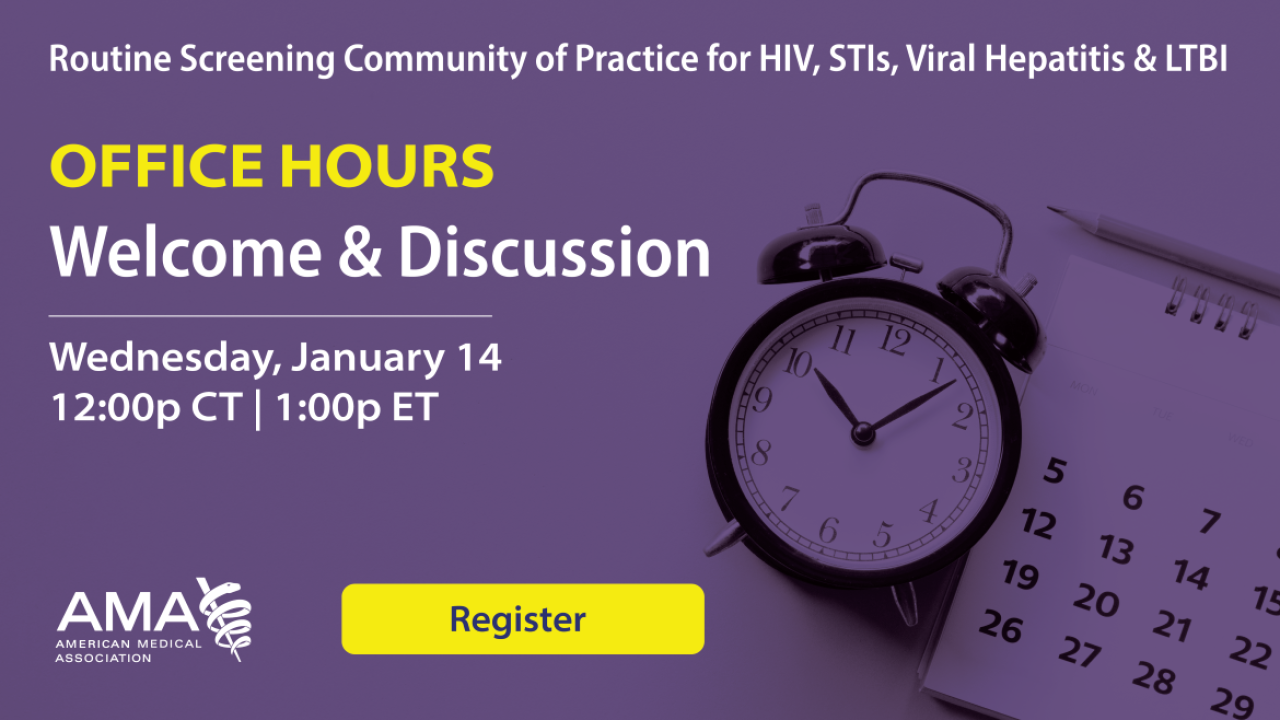 Routine Screening Toolkit Community of Practice January office hours