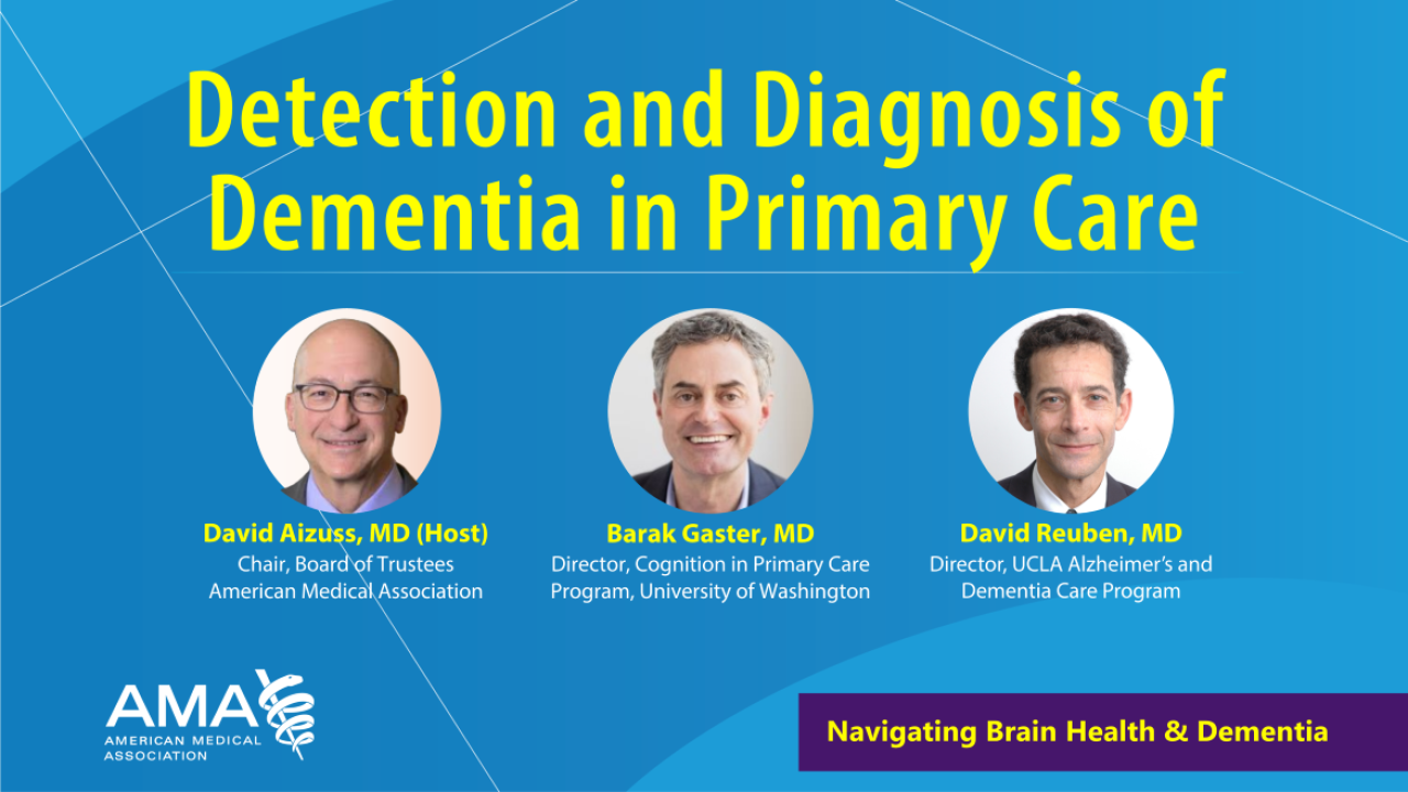Detection and Diagnosis of Dementia in Primary Care