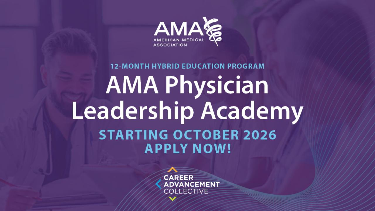 AMA Physician Leadership Academy event hero