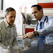Physician explaining to patient