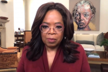 Video screenshot of Oprah Winfrey