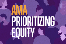 AMA Prioritizing Equity podcast logo