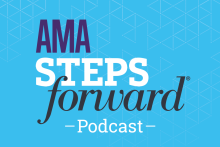 AMA STEPS Forward podcast logo