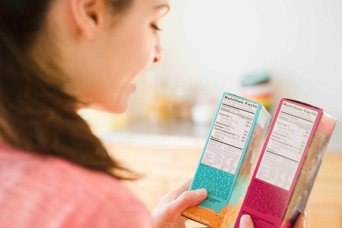 Woman reviewing screen on smartphone
