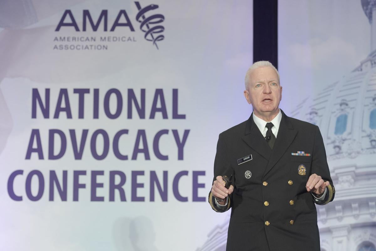 Brett P. Giroir, MD, at the 2019 AMA National Advocacy Conference