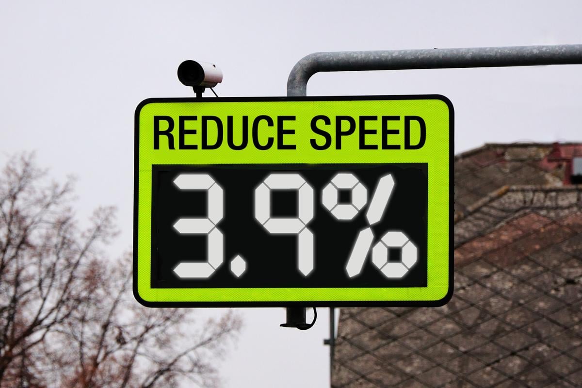 Graphic noting reduced speed 