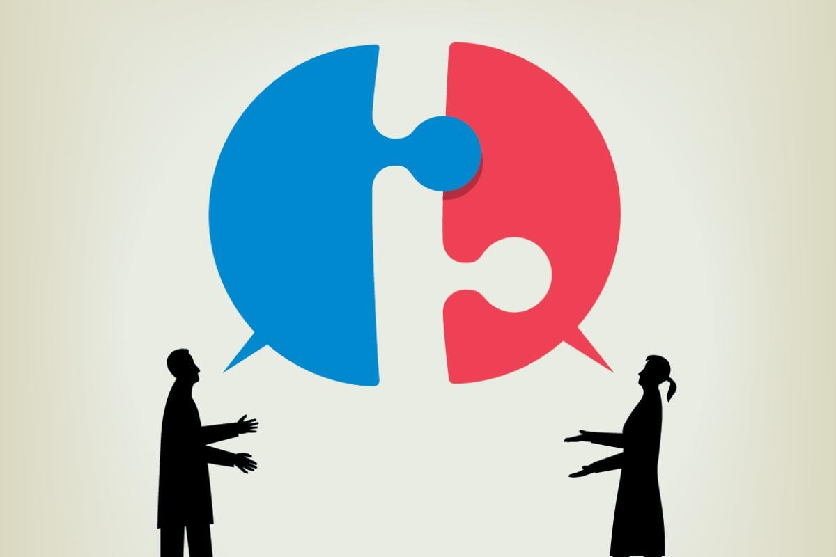 Illustration of mismatched puzzle pieces