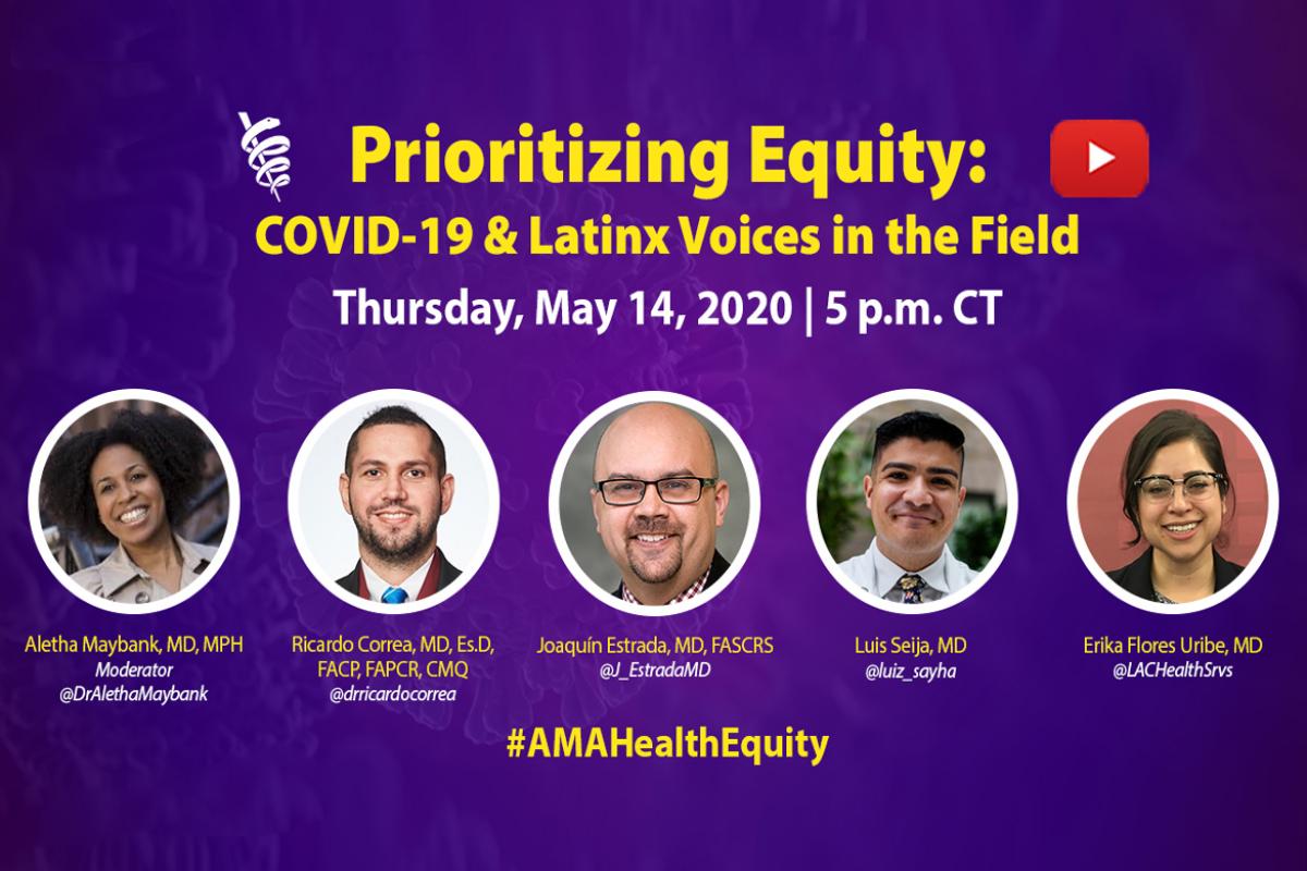 Prioritizing Equity video series: COVID-19 & Latinx  Voices in the Field