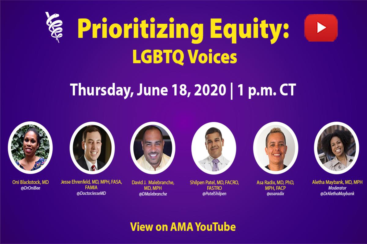 Prioritizing Equity video series: LGBTQ Voices