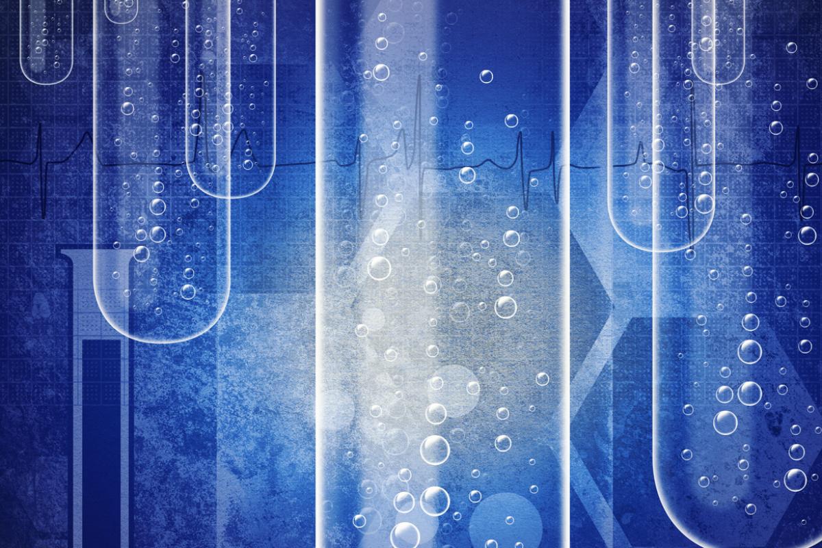 Illustration of test tubes for serology article