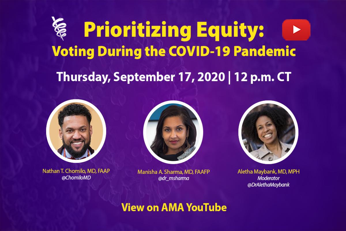 Prioritizing Equity video series: Voting during the COVID-19 Pandemic