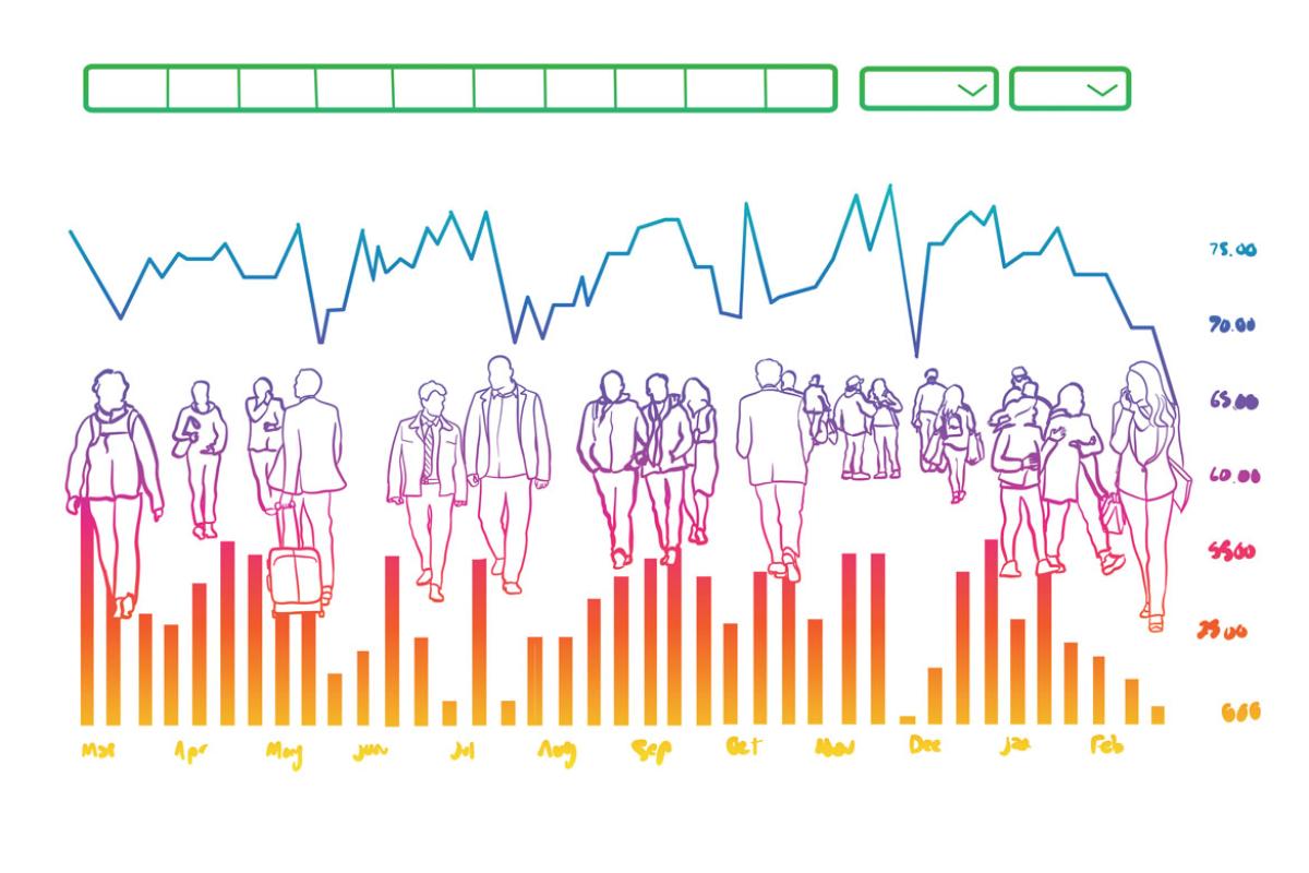 Illustration of chart marking equity