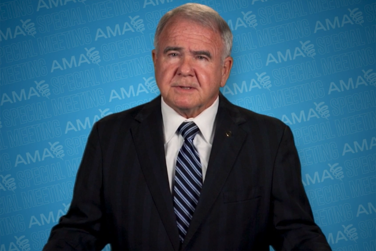 AMA President Gerald Harmon, MD, speech at the November 2021 Special Meeting of the HOD