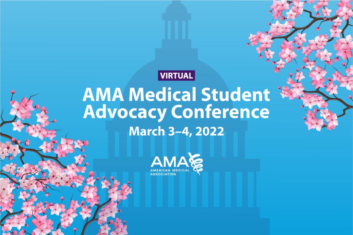 2022 Medical Student Advocacy Conference graphic