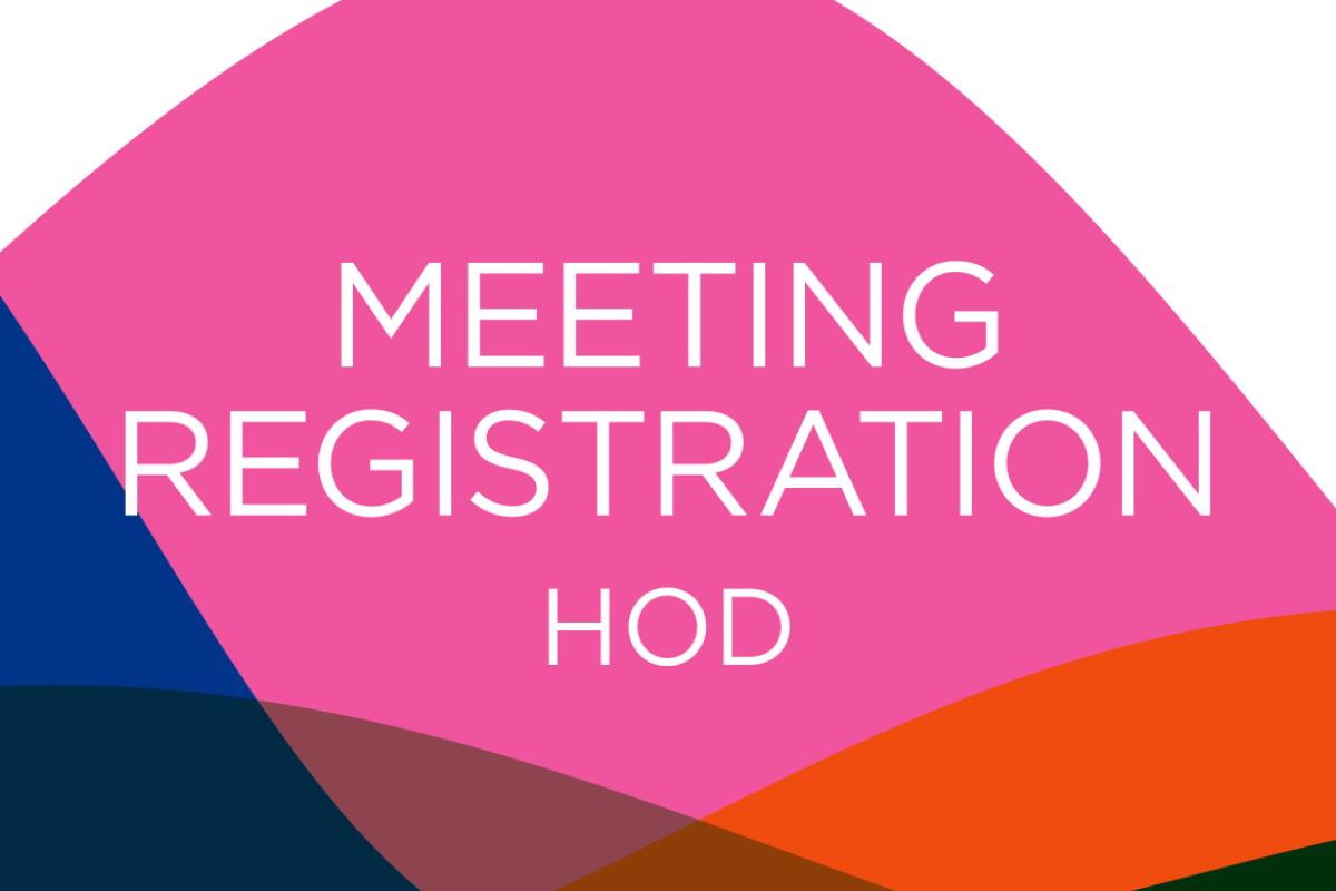 June 2022 Annual Meeting of HOD registration