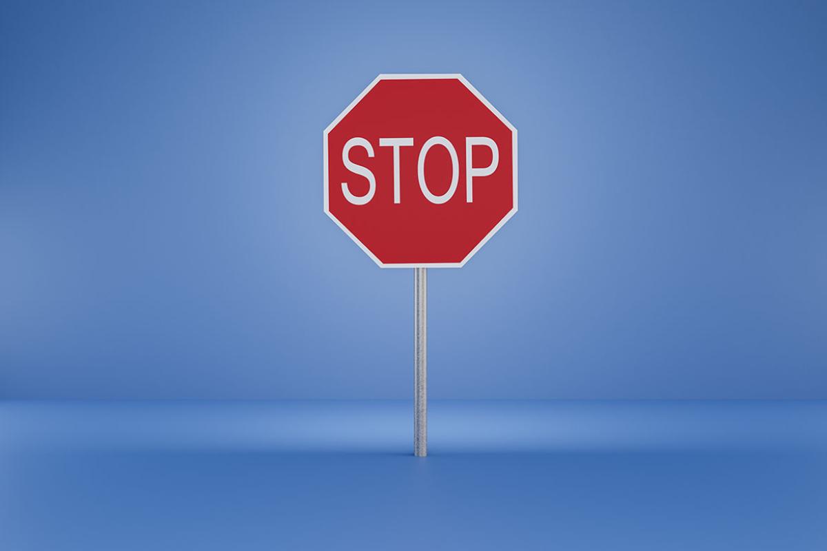 Stop sign