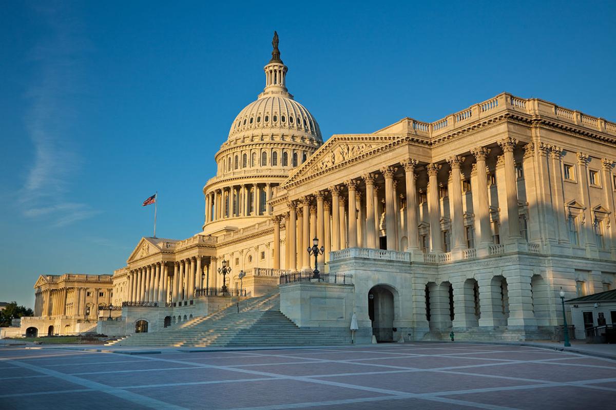 U.S. Capitol at sunrise