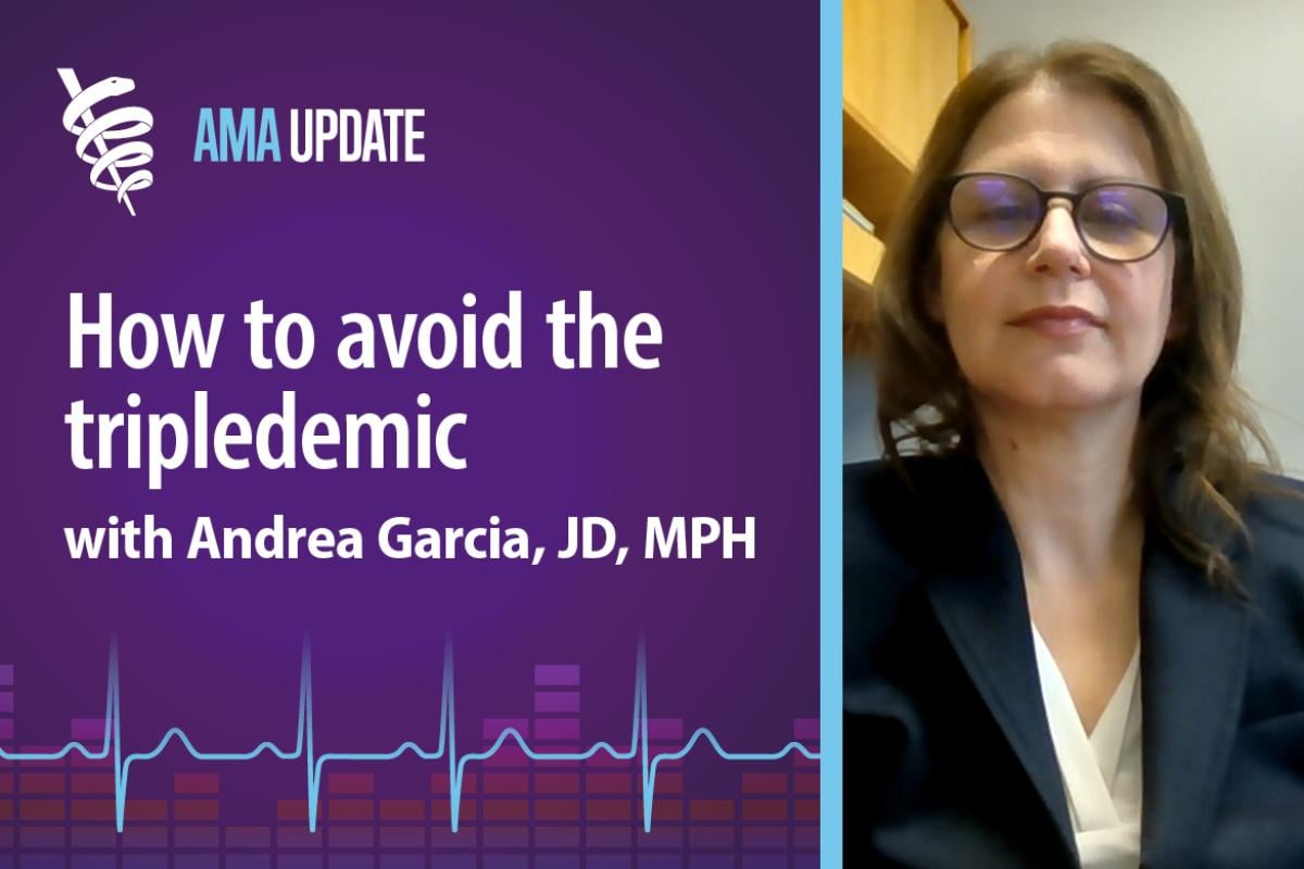 AMA Update for Sept. 20, 2023: CDC guidelines on new COVID vaccines and when to get the flu shot with Andrea Garcia, JD, MPH (index image only)