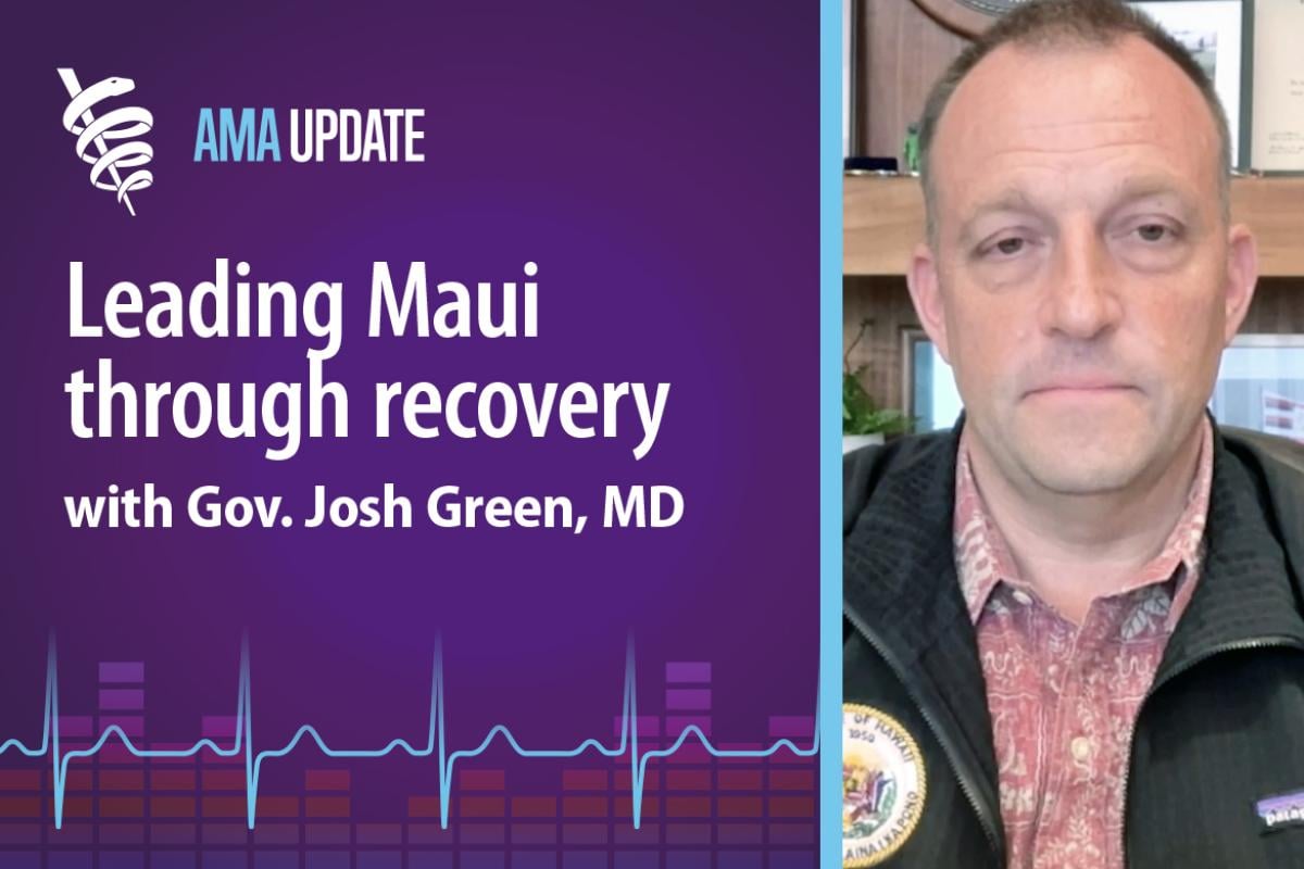 AMA Update for Oct. 9, 2023: Hawaii Governor Josh Green, MD, shares update on the Maui wildfire recovery efforts (index only)