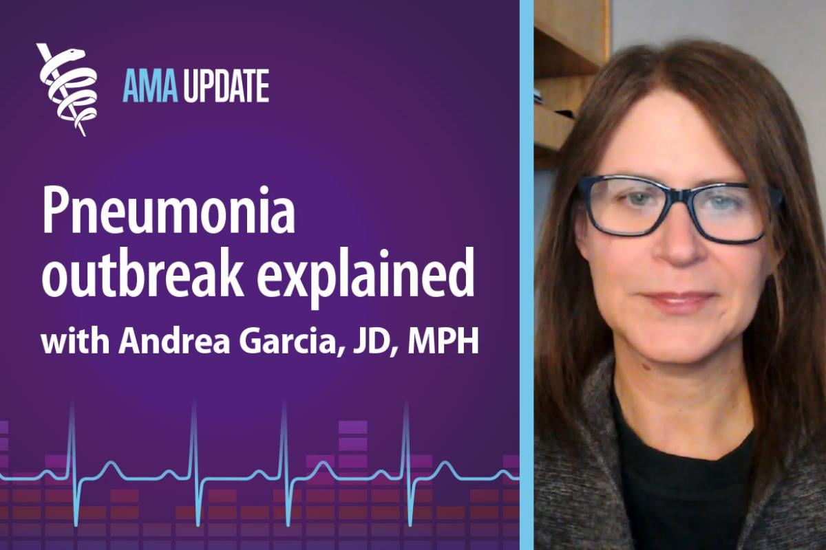 AMA Update for Dec. 13, 2023: Rising COVID cases, China pneumonia outbreak and free COVID treatment with Andrea Garcia, JD, MPH