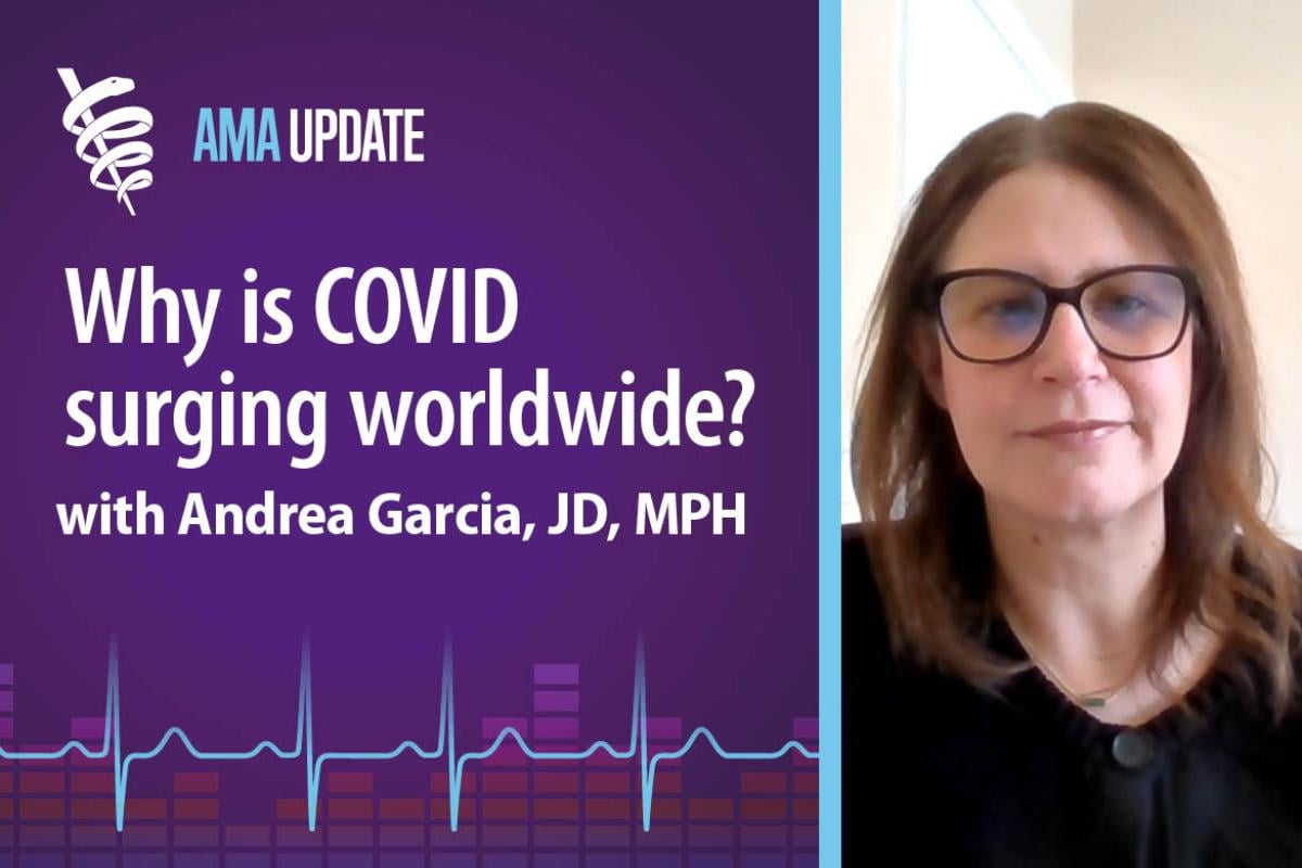 AMA Update for Jan. 17, 2024: COVID surge 2024, Wegovy side effect study and using AI in medicine with Andrea Garcia, JD, MPH