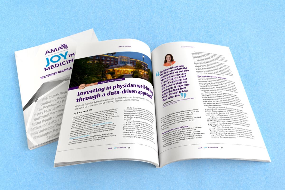 Joy in Medicine magazine: Atlantic Health