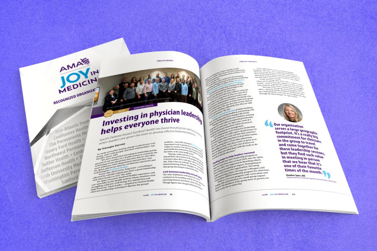 Joy in Medicine magazine: Sanford Health