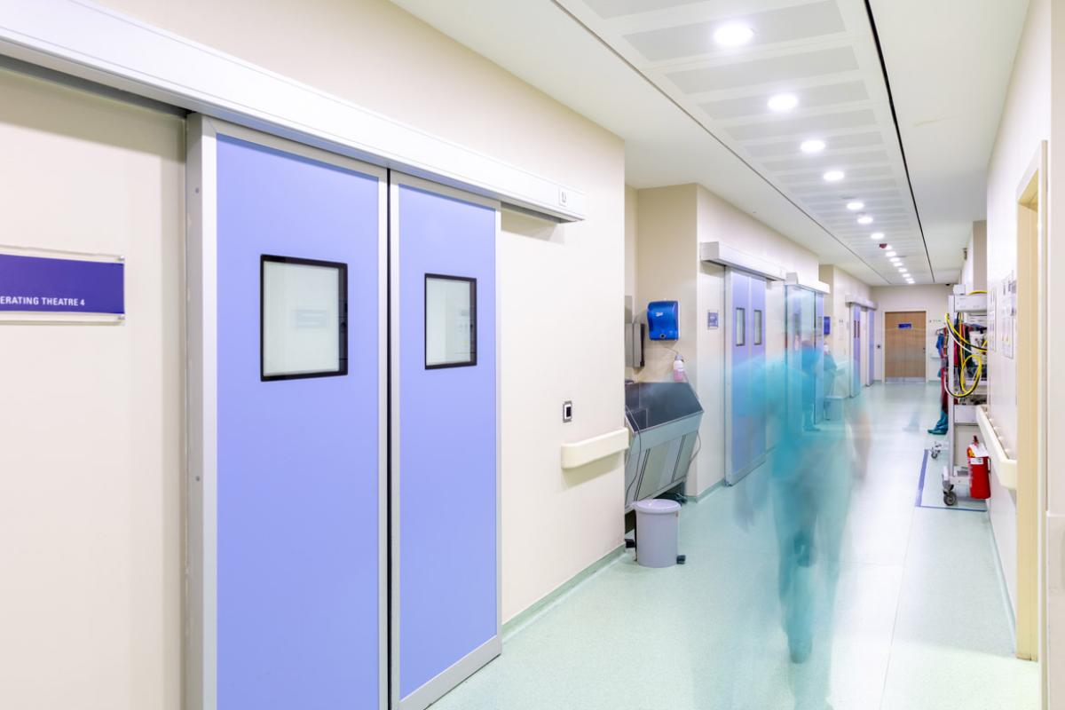 Operating room corridor
