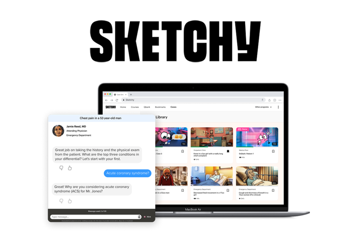 Sketch Medical test prep