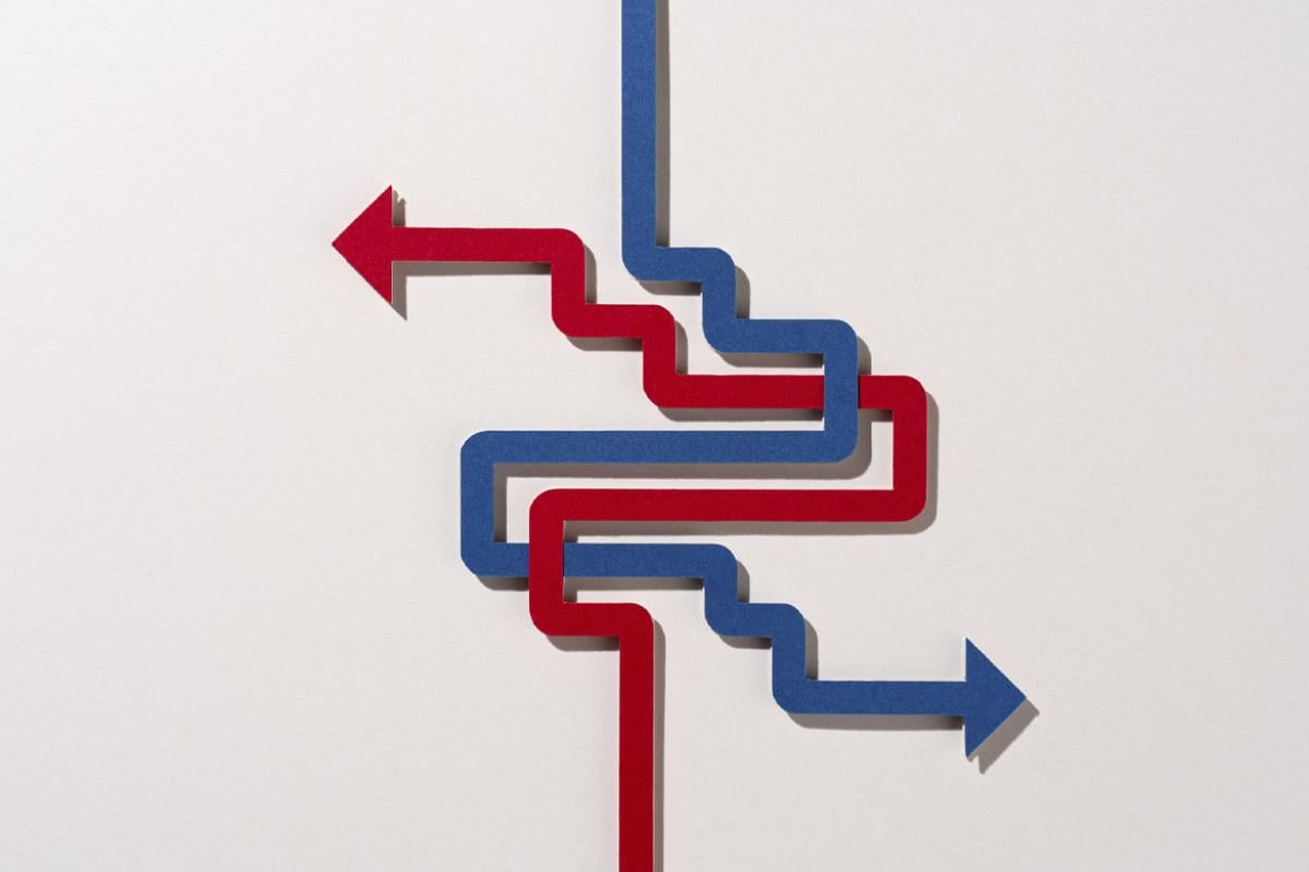 Winding arrows