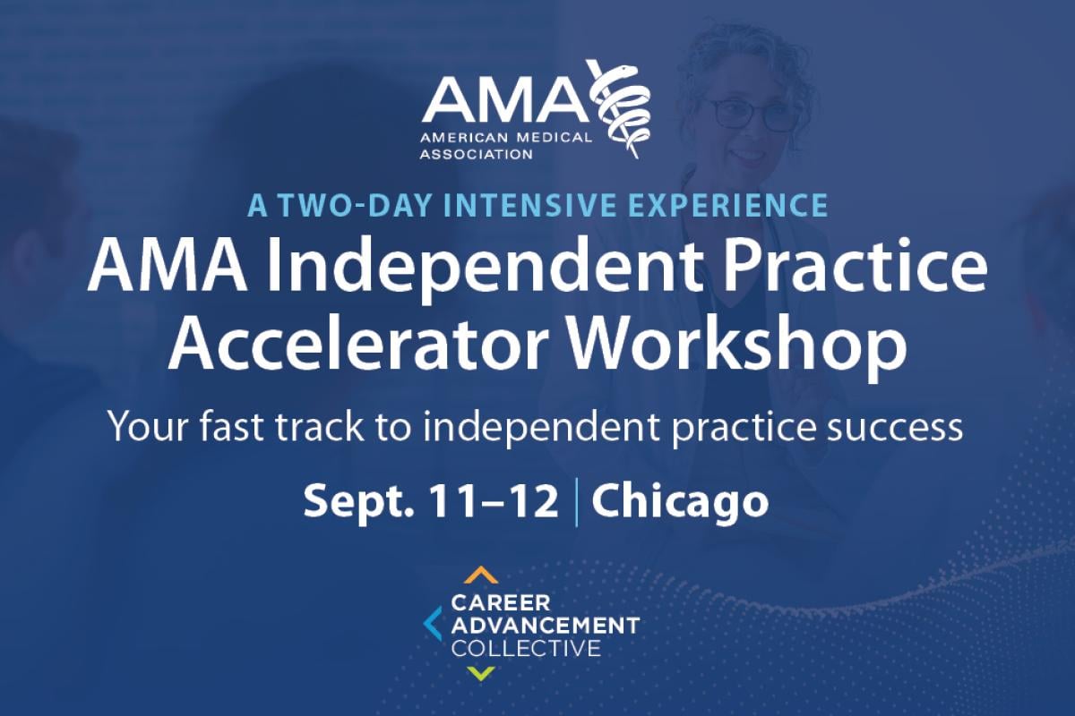 AMA Independent Practice Accelerator Workshop (event hero)