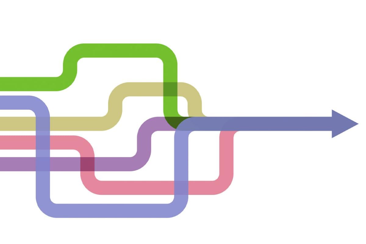 Merging arrows