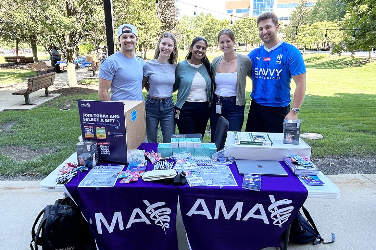 Chicago College of Osteopathic Medicine activity fair