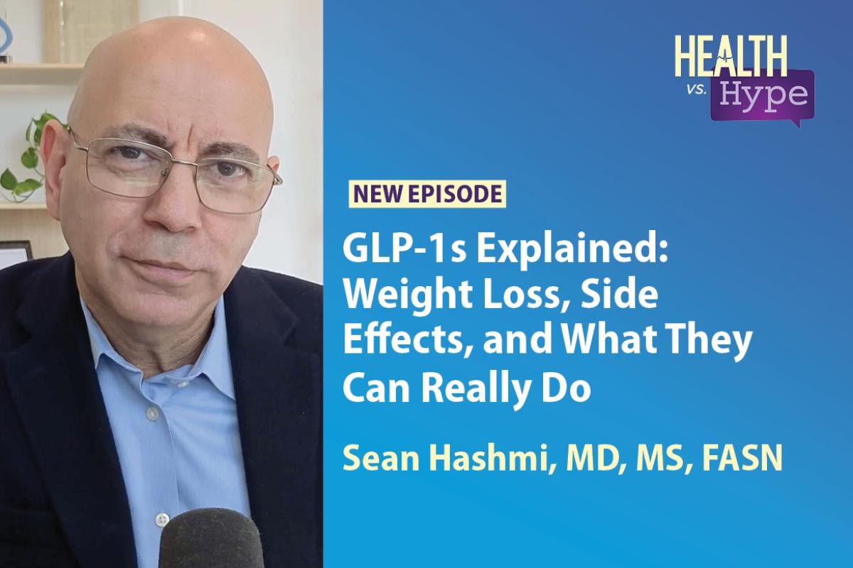 Sean Hashmi, MD, featured on "Health vs. Hype" AMA podcast