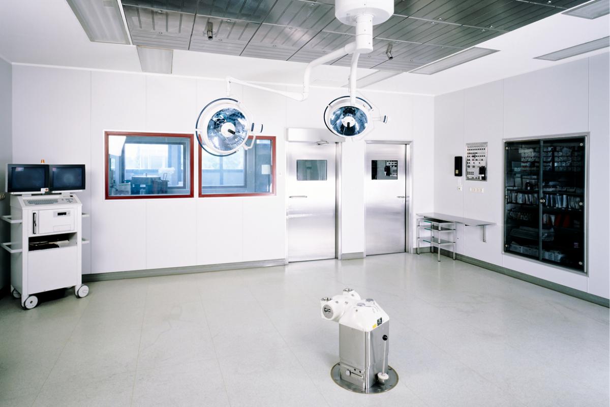 Empty operating room.