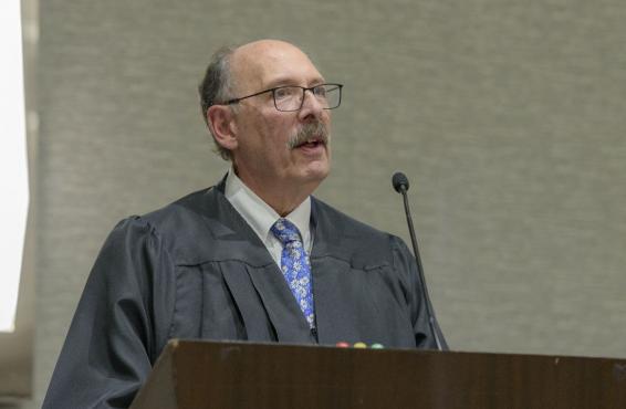 Speaker at an AMA education session